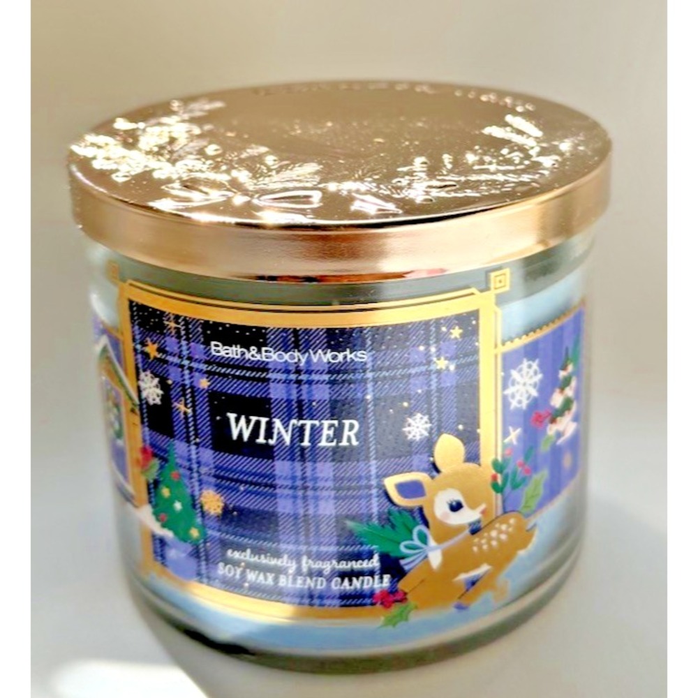 Bath & Body Works 3 Wick Scented Candle Winter